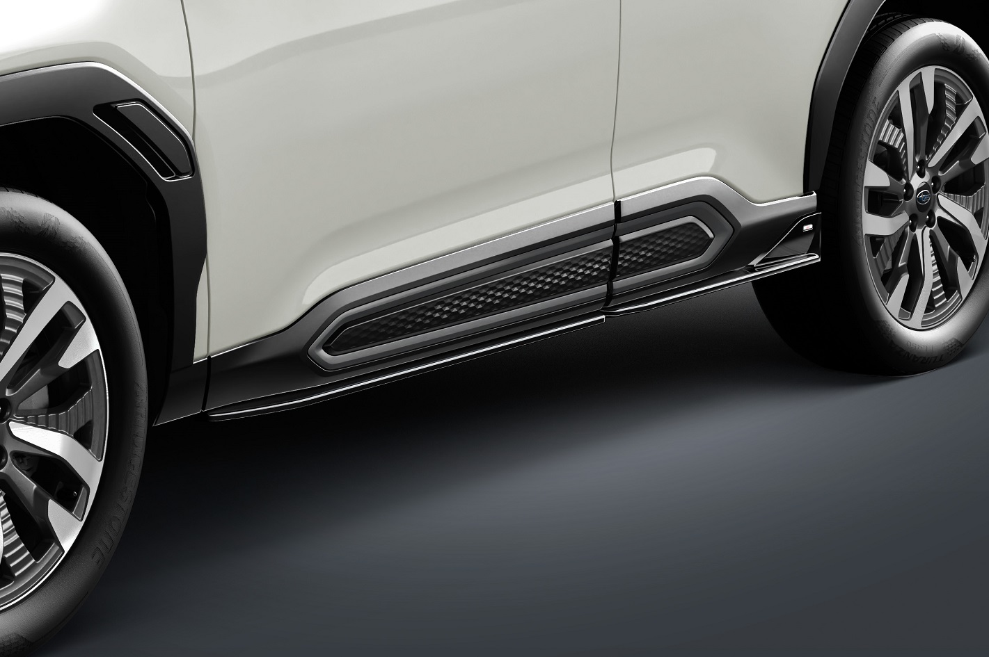 STI サイドアンダースポイラー　ブラック　フォレスター サイドアンダースポイラー(ブラック）：FORESTER（SL