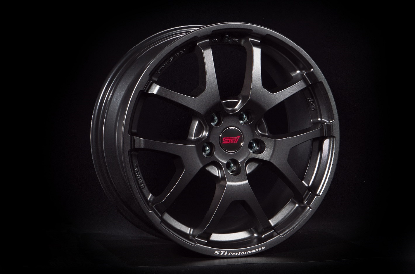 STIパフォーマンスホイール 18インチ 7.5J（マットガンブラック