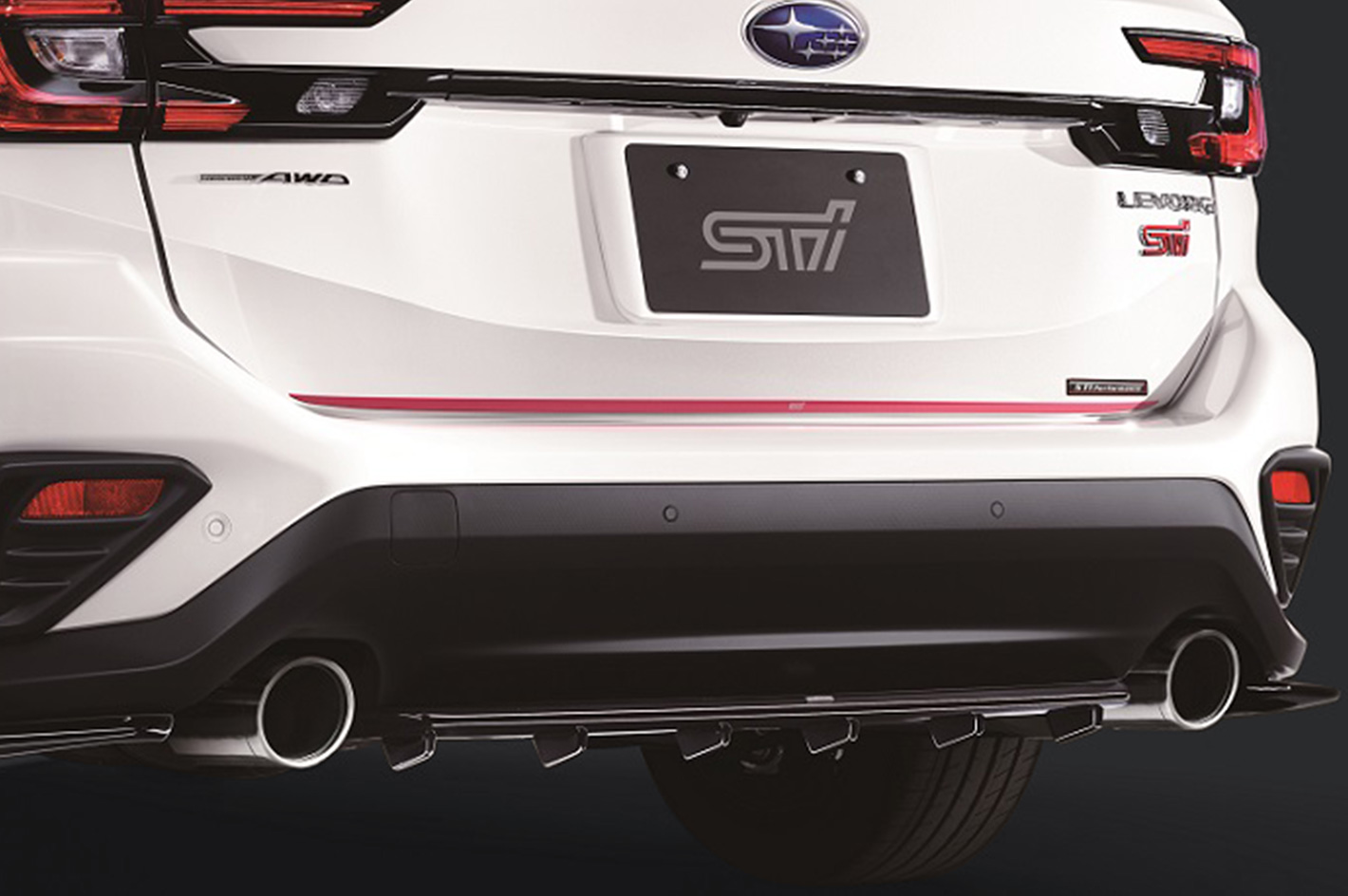 TAILGATE GARNISH (CHERRY RED)